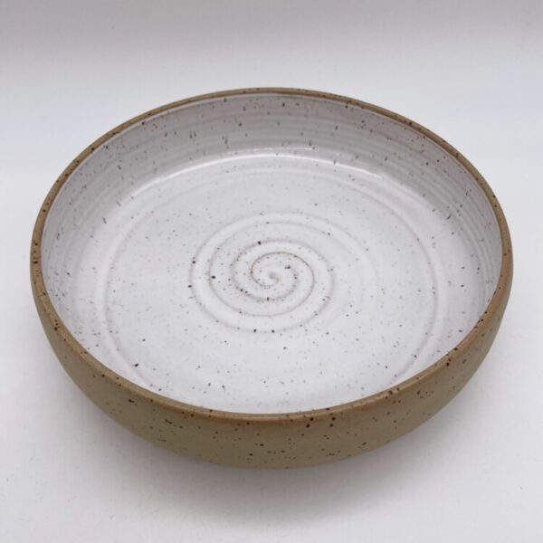 handmade pottery clay bowl