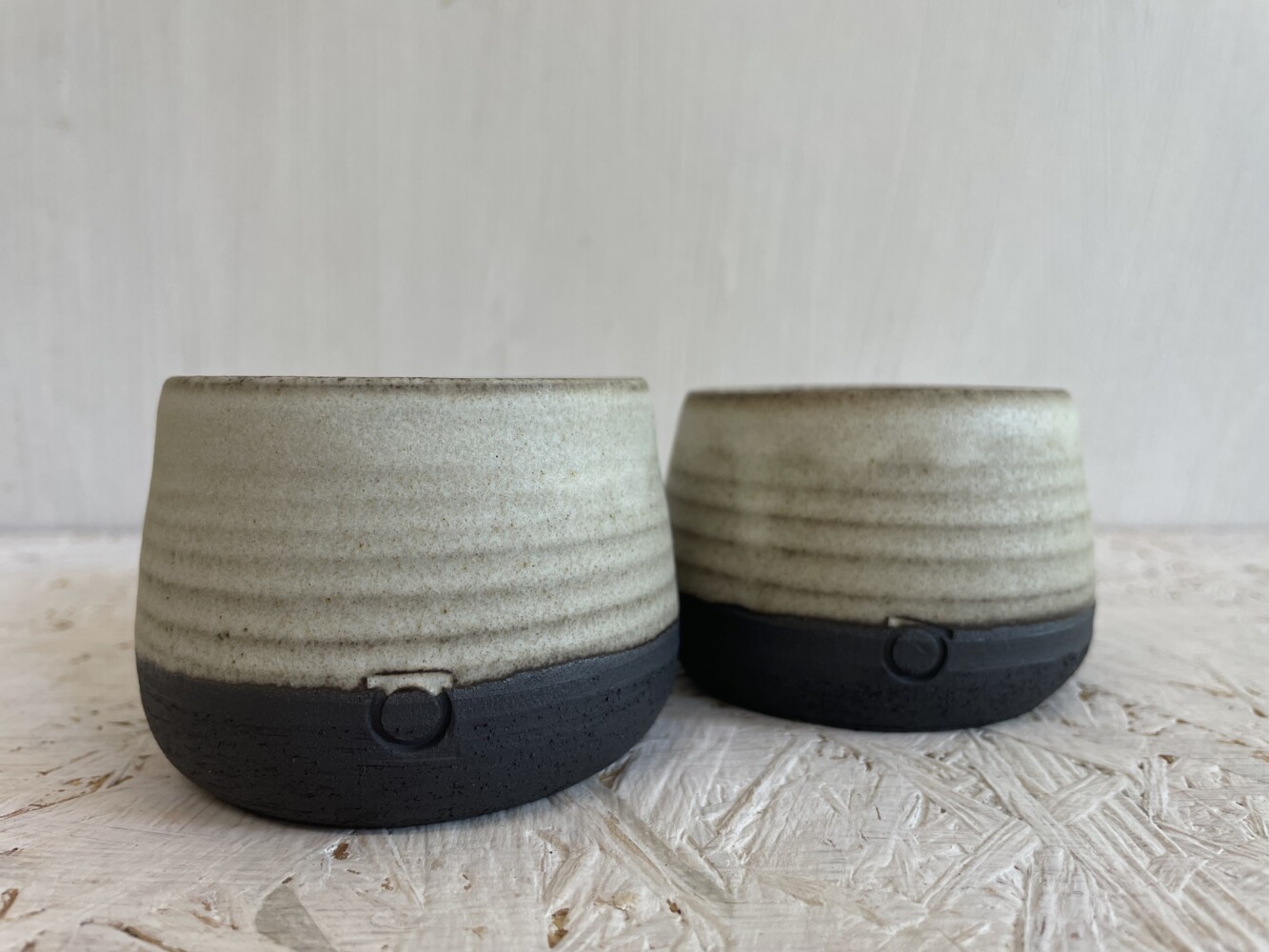 IMG_7127 espresso cup-matte white on black clay