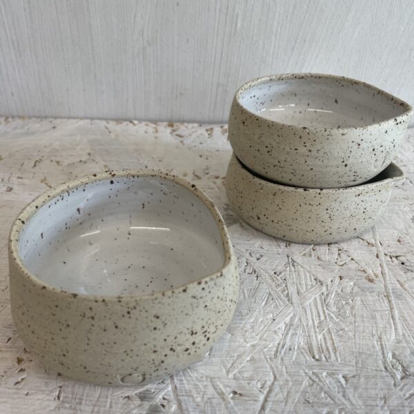 bowl - dotted clay-small