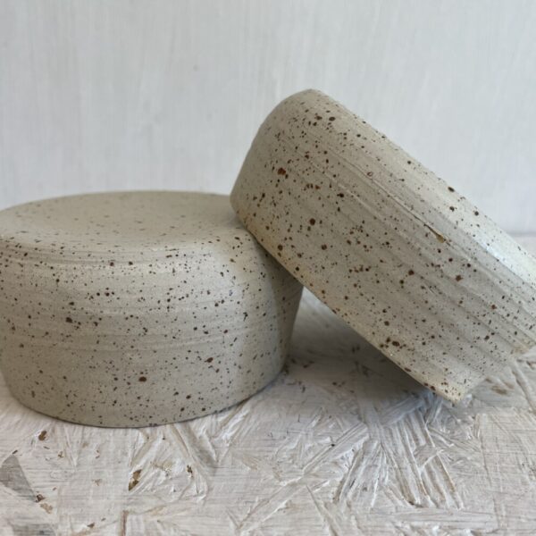 bowl - dotted clay-mini