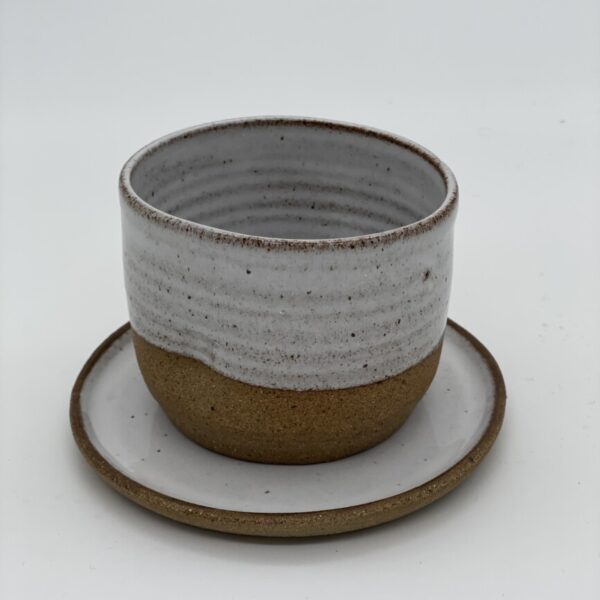 clay pottery cup handmade