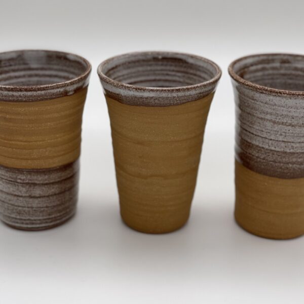 handmade clay pottery cup